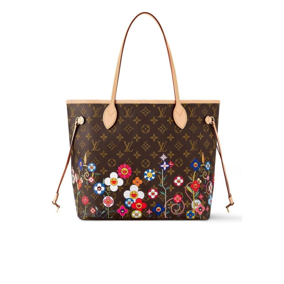Louis Vuitton X Takashi Murakami Neverfull Mm Superflat Brown 32Cm - Image 1