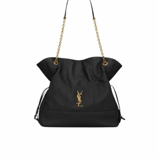 Saint Laurent Jamie 4.3 Shopping In Lambskin Black 34Cm 809824Aab321000