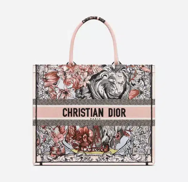 Dior Large Book Tote Multicolor La Force Embroidery 42Cm M1286Zfor M884