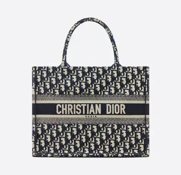 Dior Medium Book Tote Blue Dior Oblique Embroidery 36Cm M1296Zriw M928
