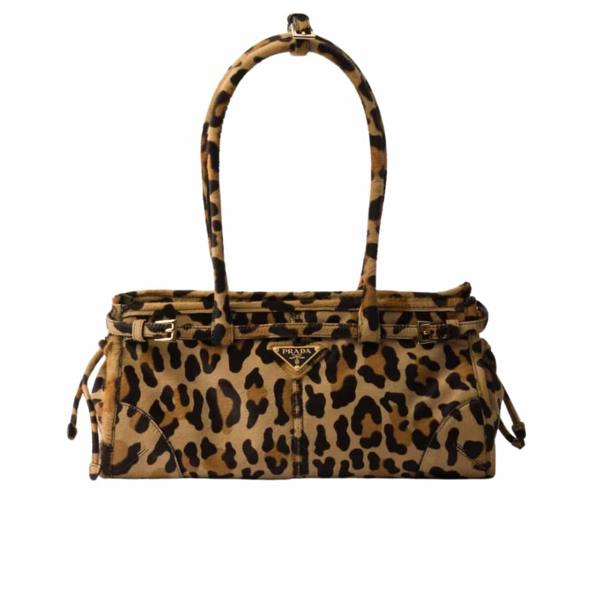 Prada Medium Printed Leather Handbag Honey 32Cm 1Ba426 2C7B F0151 V Moo - Image 1