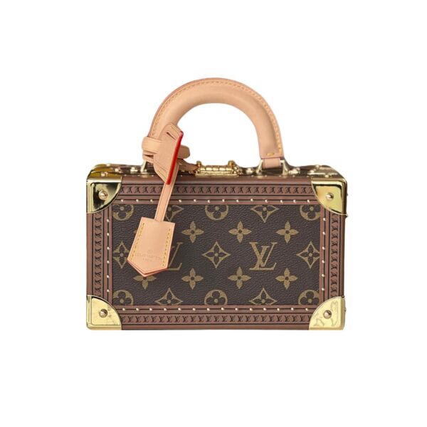 Louis Vuitton Lv Valisette Tresor Trunk Monogram 22Cm