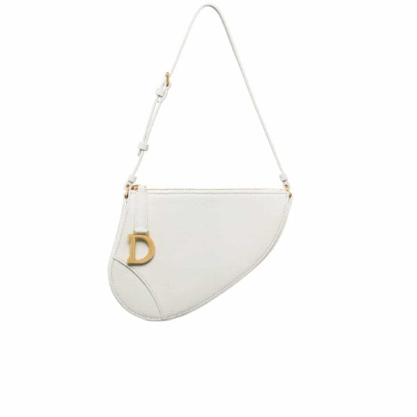 Dior Saddle Rodeo Pouch White 20Cm S5909Cceh M030