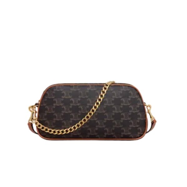 Celine Multi Bag In Triomphe Canvas And Calfskin Tan 26Cm 114122Bzj 04Lu