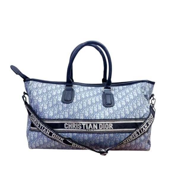 Dior Oblique Book Tote Bag Blue 52Cm