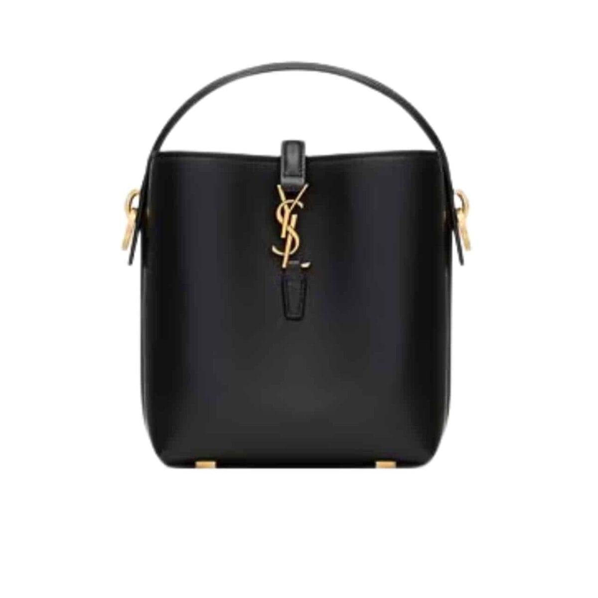 Saint Laurent Le 37 Mini Bag In Shiny Leather Black 15Cm 7658702R20W1000 - Image 1