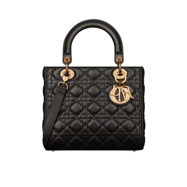 Dior Medium Lady Black Cannage M0565Onge_M900 24Cm