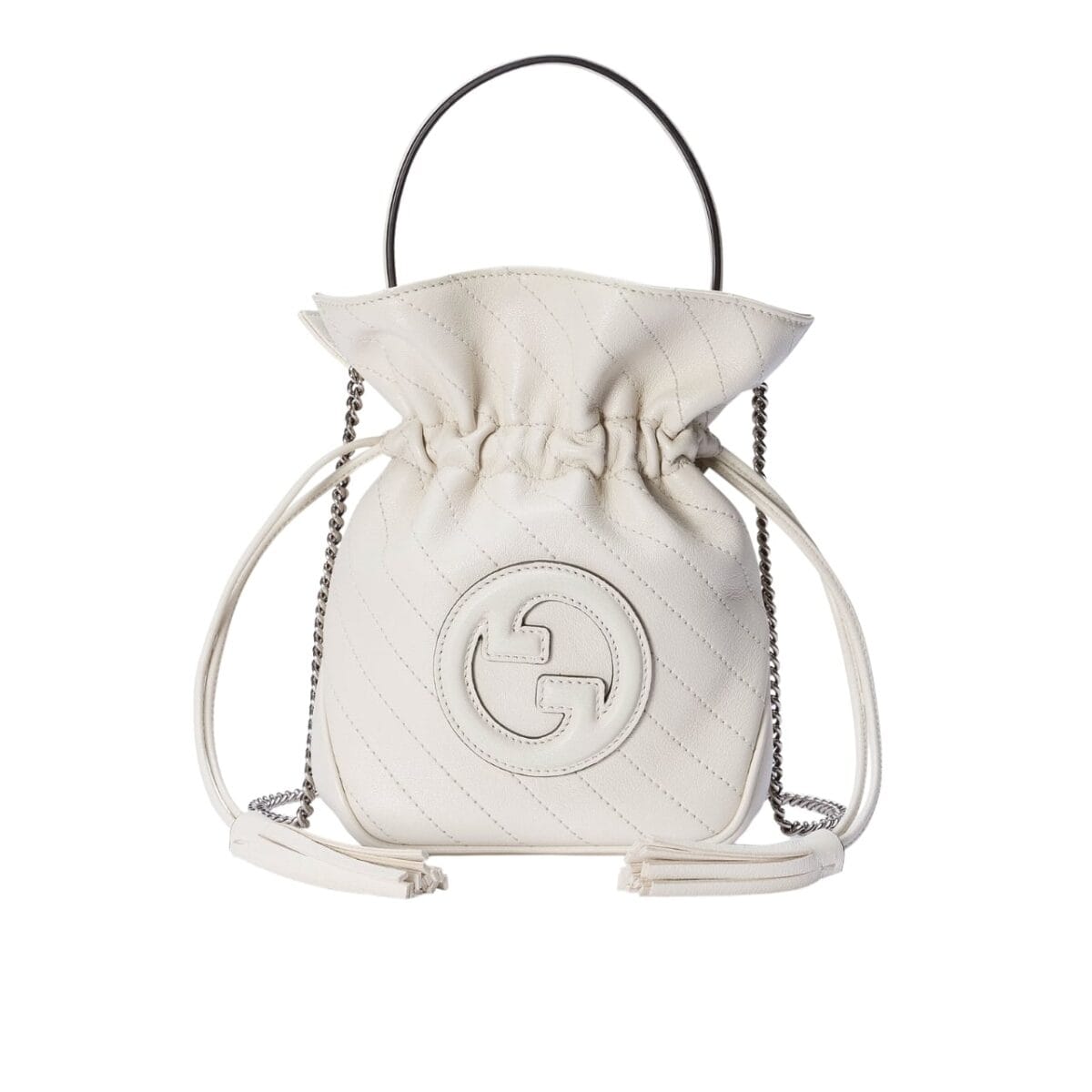Gucci Blondie Mini Bucket Bag White 19Cm 760313 Aacp7 9022 - Image 1
