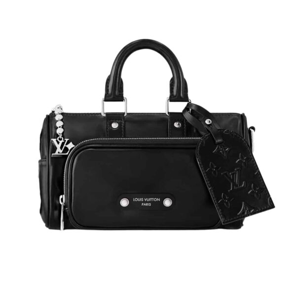 Louis Vuitton Lv Keepall Bags Monogram Black 25Cm M13988
