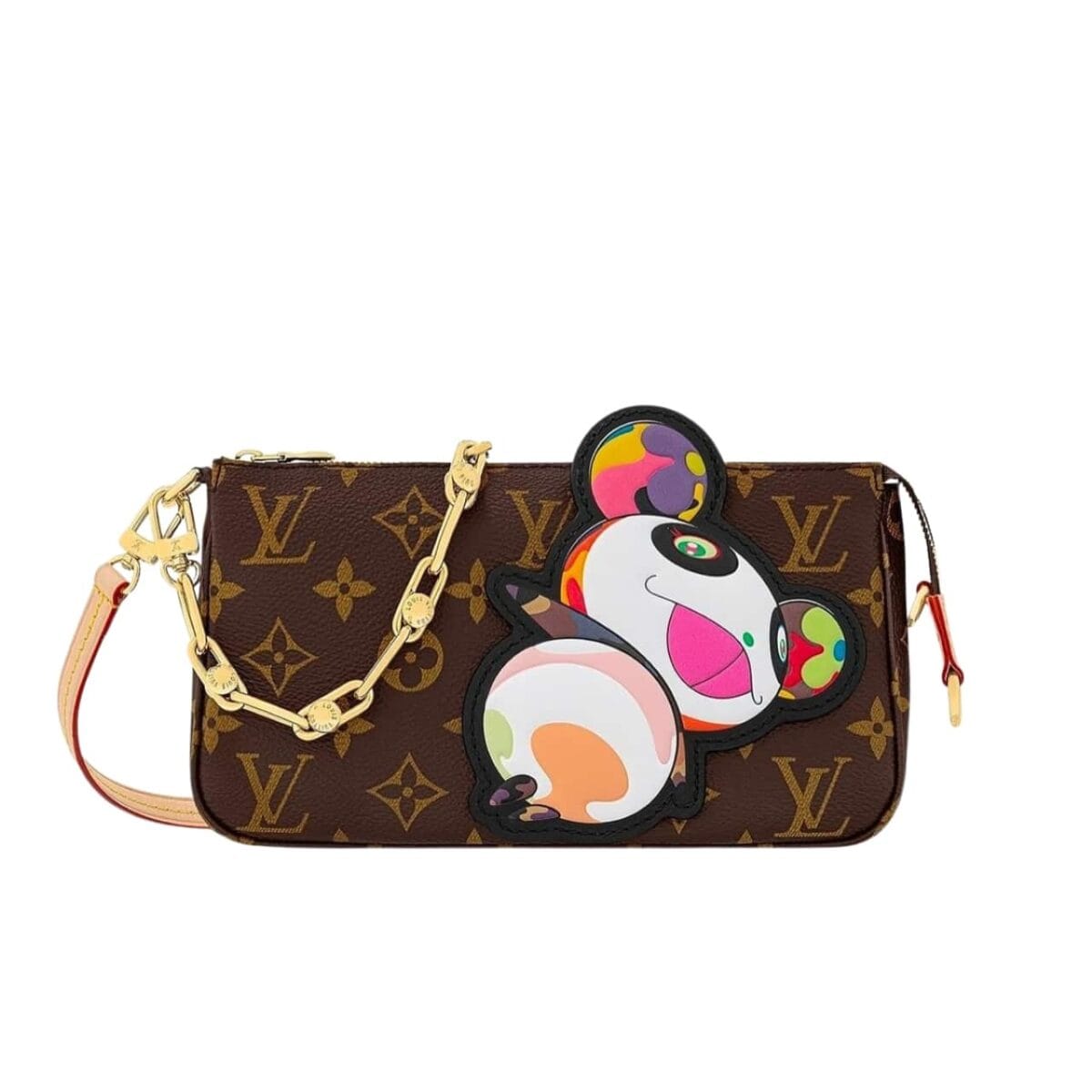 Louis Vuitton X Takashi Murakami Pochette Monogram Brown 28Cm M13440 - Image 1