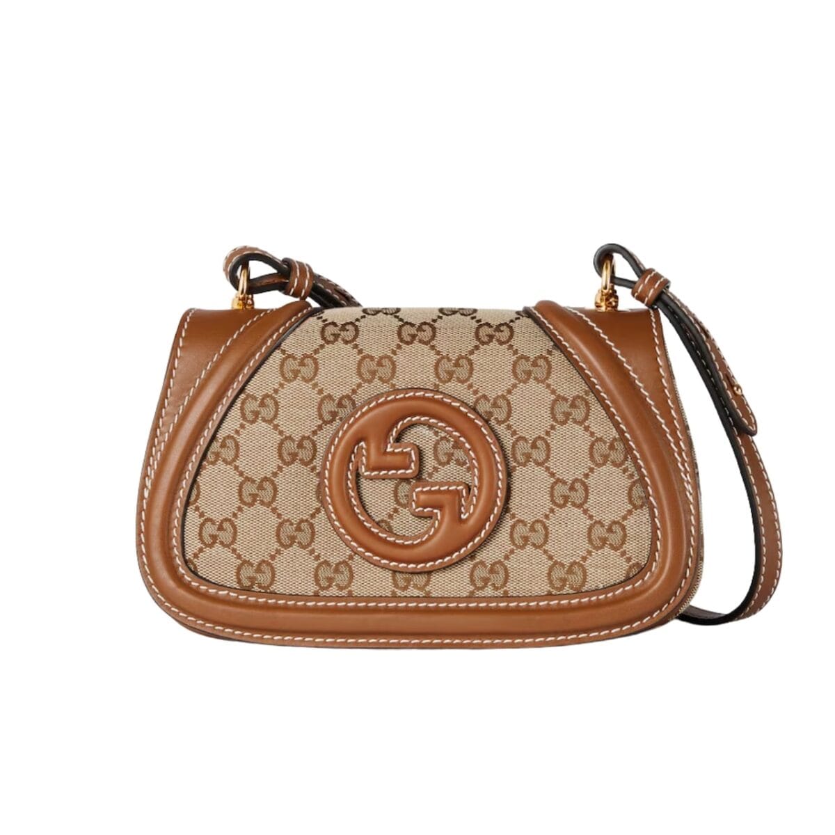 Gucci Blondie Mini Shoulder Bag Beige And Brown 22Cm 815700 Haakg 9755 - Image 1