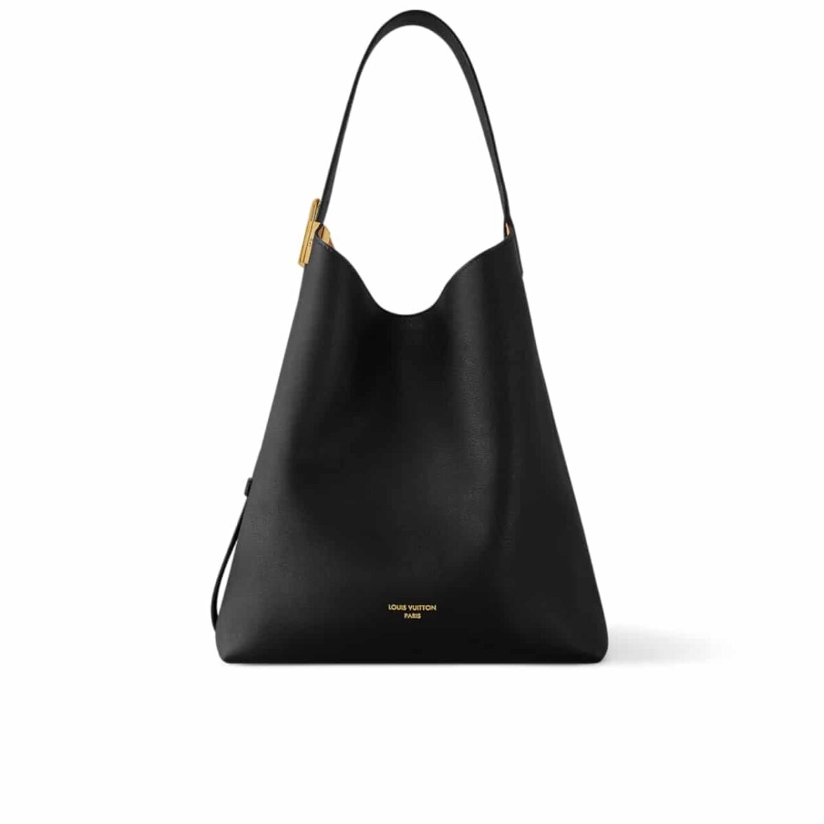 Louis Vuitton Low Key Hobo Bag With Gold Hardware In Black 32Cm M24856 - Image 1