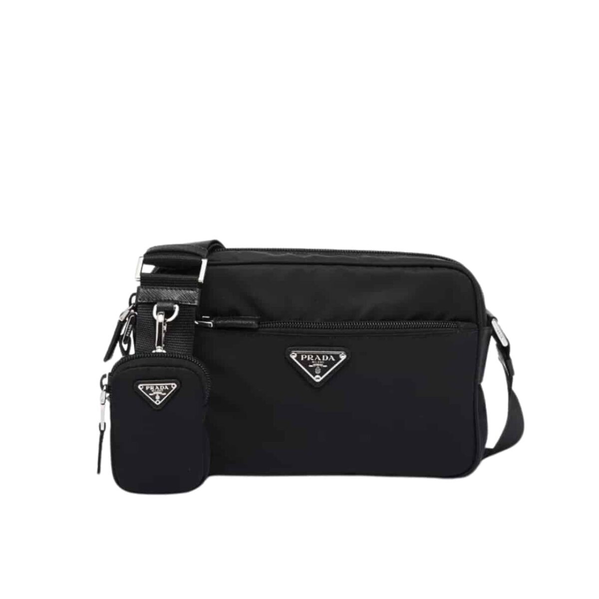 Prada Re-Nylon Shoulder Bag Black 1Bc167Rv44F0002Vb1M - Image 1