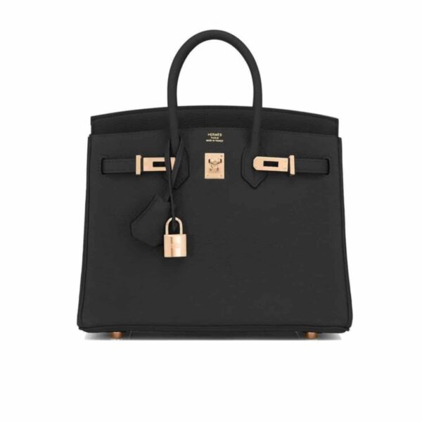 Hermes Birkin 35 Togo Leather Gold Hardware Black 35Cm