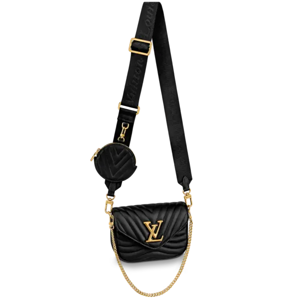 Louis Vuitton New Wave Multi Pochette 19Cm Black M56461