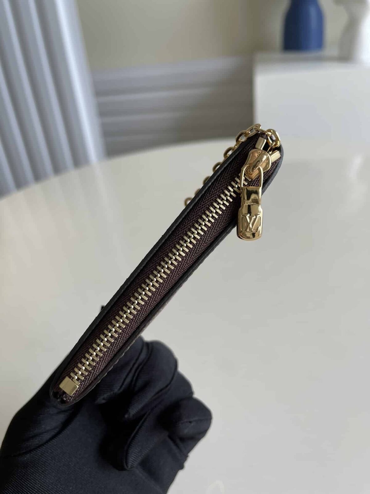 Louis Vuitton Damier Ebene Key Pouch N62658 - Image 3