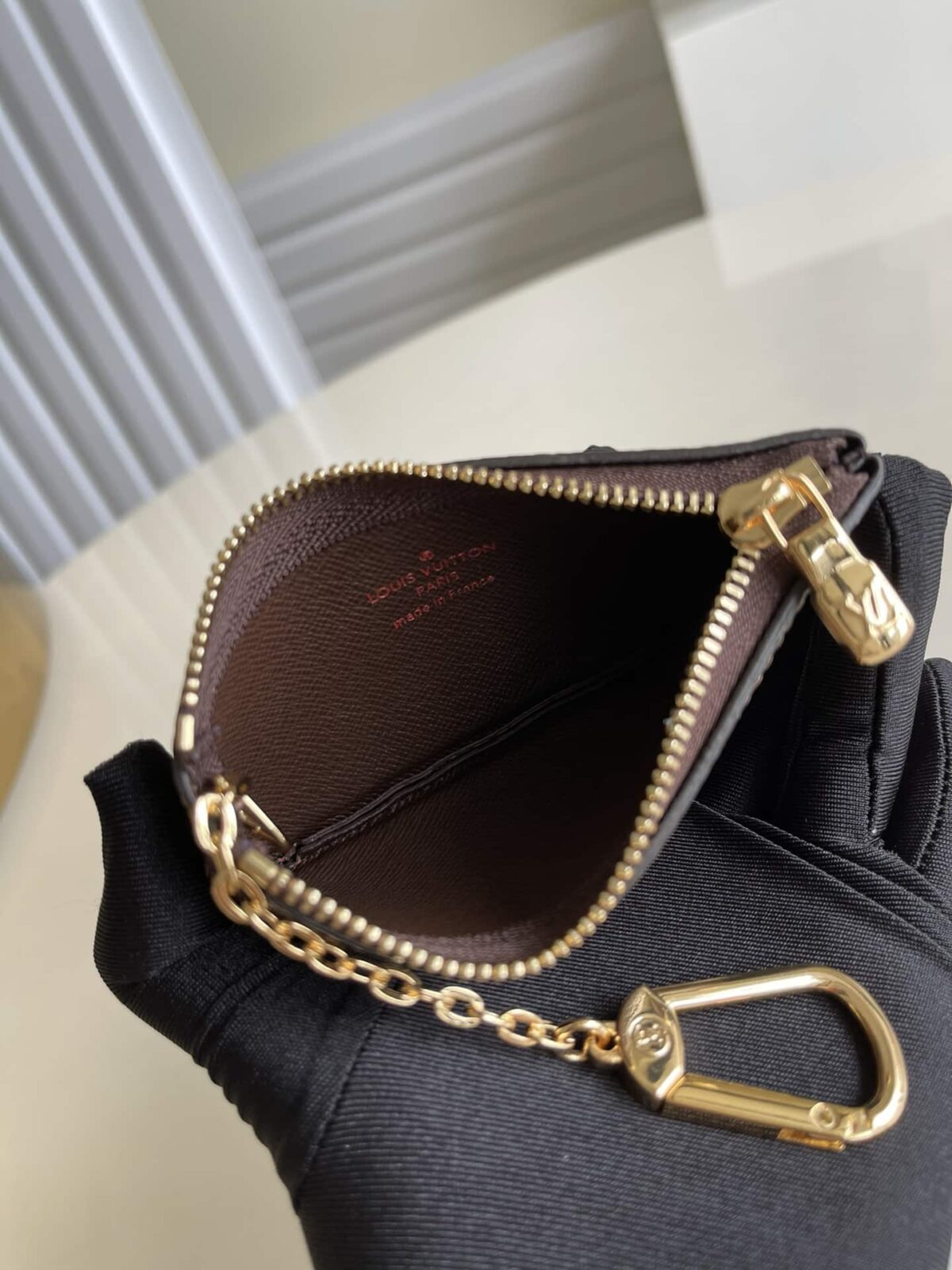 Louis Vuitton Damier Ebene Key Pouch N62658 - Image 2