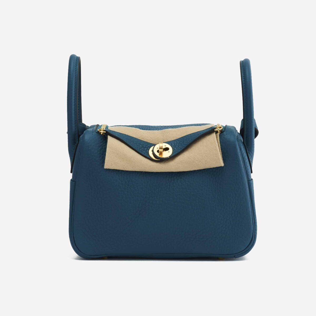 Hermes Lindy Clemence W0 Vert Bosphore Silver Hardware 26Cm - Image 1