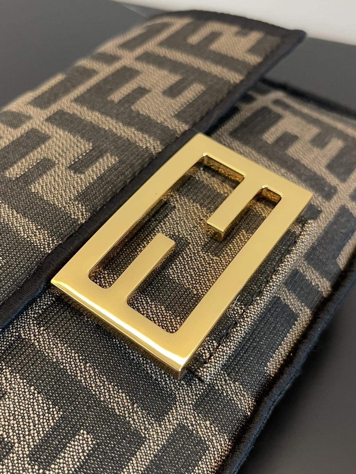 Fendi Mini Baguette Brown 8Bs017A6V5F17U4 - Image 5