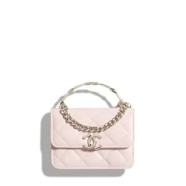 Chanel Clutch With Chain Pink Ap2758
