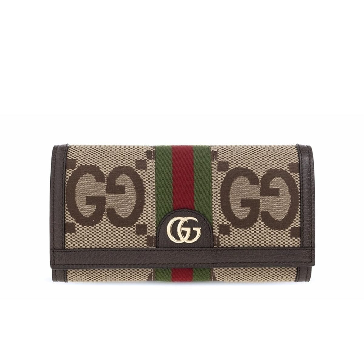 Gucci Ophidia Jumbo Gg Long Wallet Beige 19Cm - Image 1