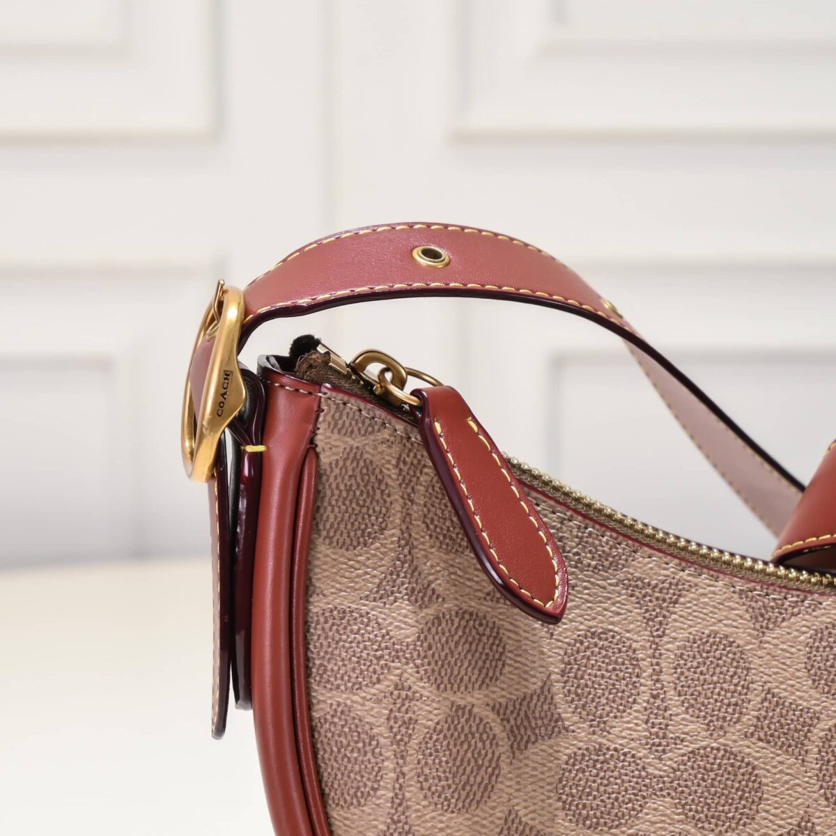 Coach Luna In Signature Canvas Beige Cc440 - Image 5