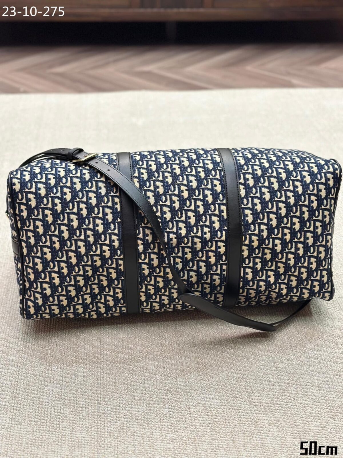 Dior Lingot 50 Bag Beige And Black 5Ocm 1Addu115Yky H27E - Image 3