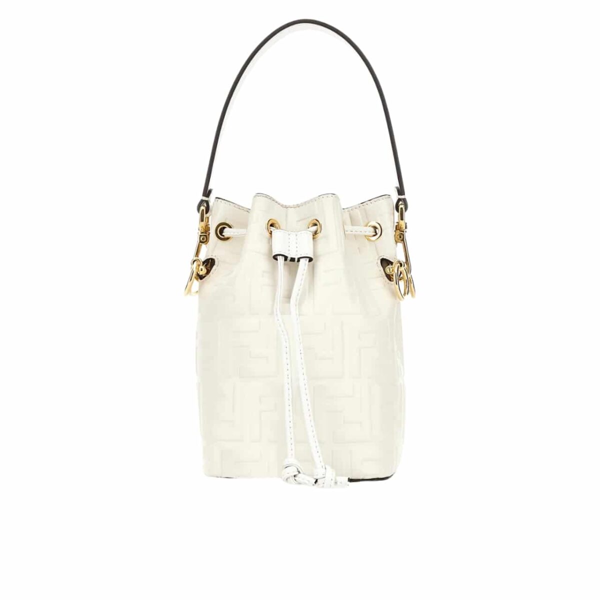 Fendi Mon Tresor Mini Bucket Bag White 16Cm - Image 1