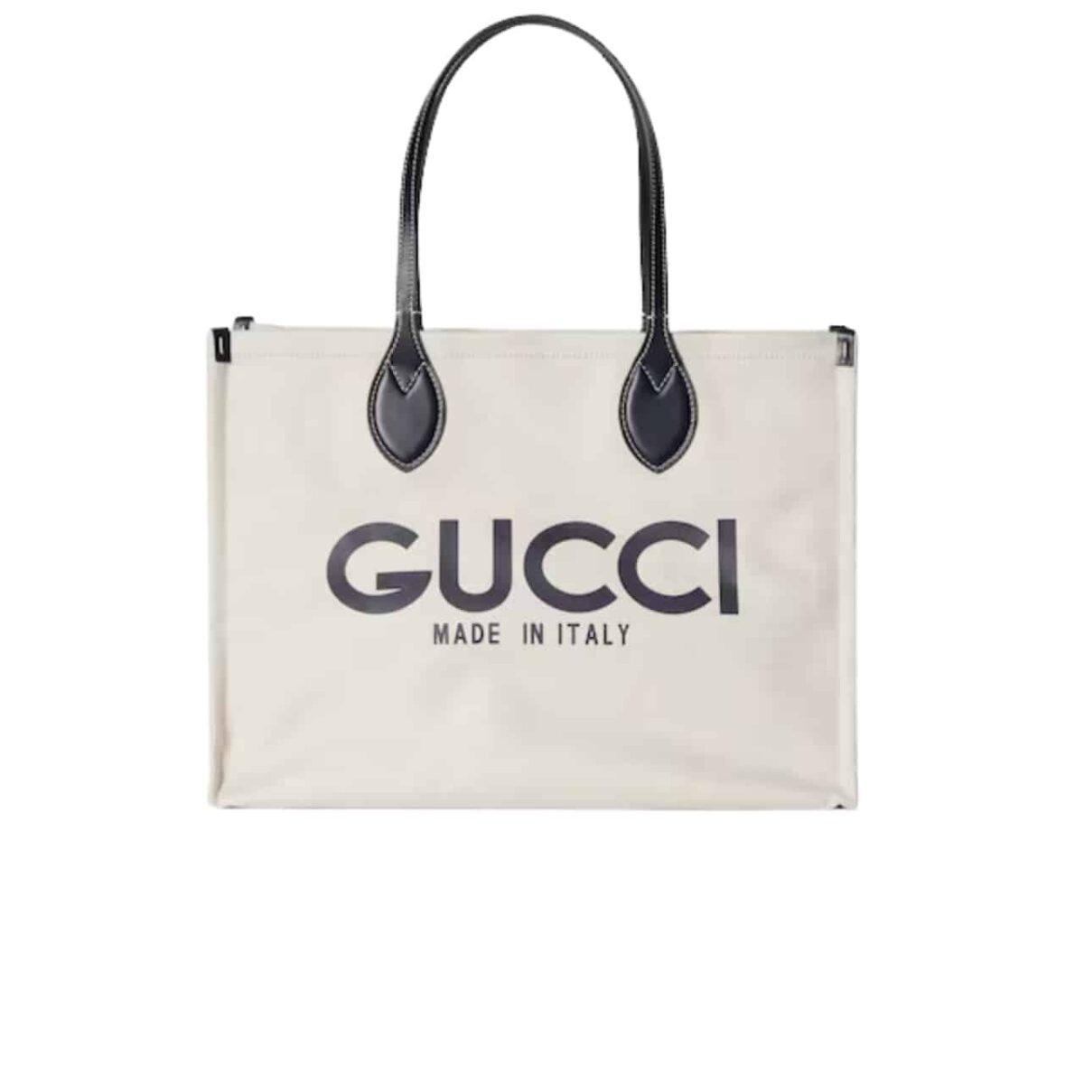 Gucci Medium Tote Bag With Gucci Print White Blue 45Cm 772176 Facvw 8941 - Image 1