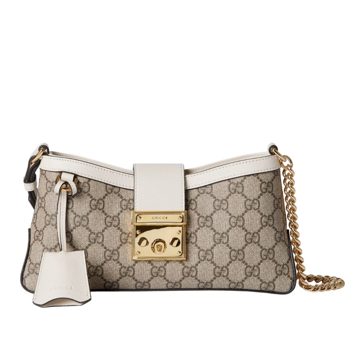 Gucci Padlock Small Shoulder Bag White 25Cm 811705 Khnkg 9761 - Image 1