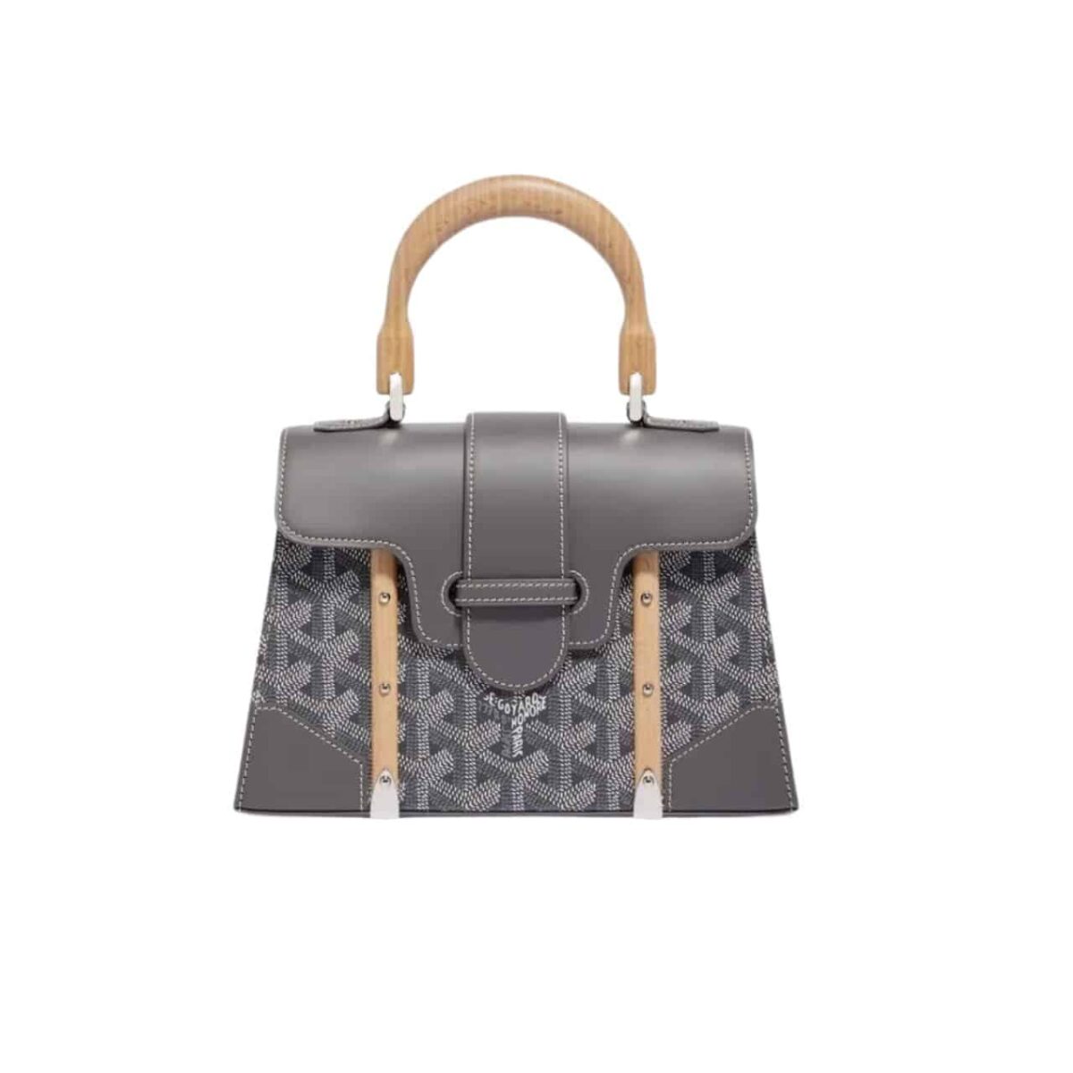 Goyard Saigon Structure Mini Bag Grey 22Cm Saigobminty51Cl51P - Image 1