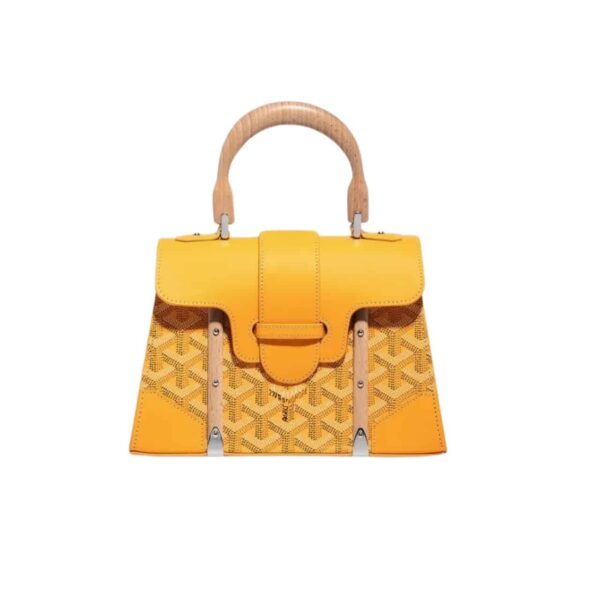 Goyard Saigon Structure Mini Bag Yellow 22Cm Saigobminty08Cl08P