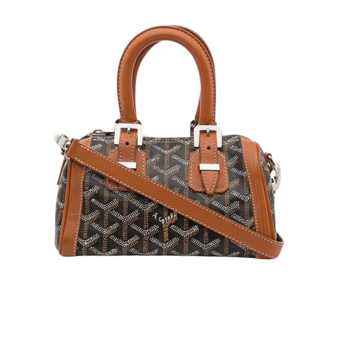 Goyard Goyardine Croisiere Mini Black Tan 19Cm - Image 1