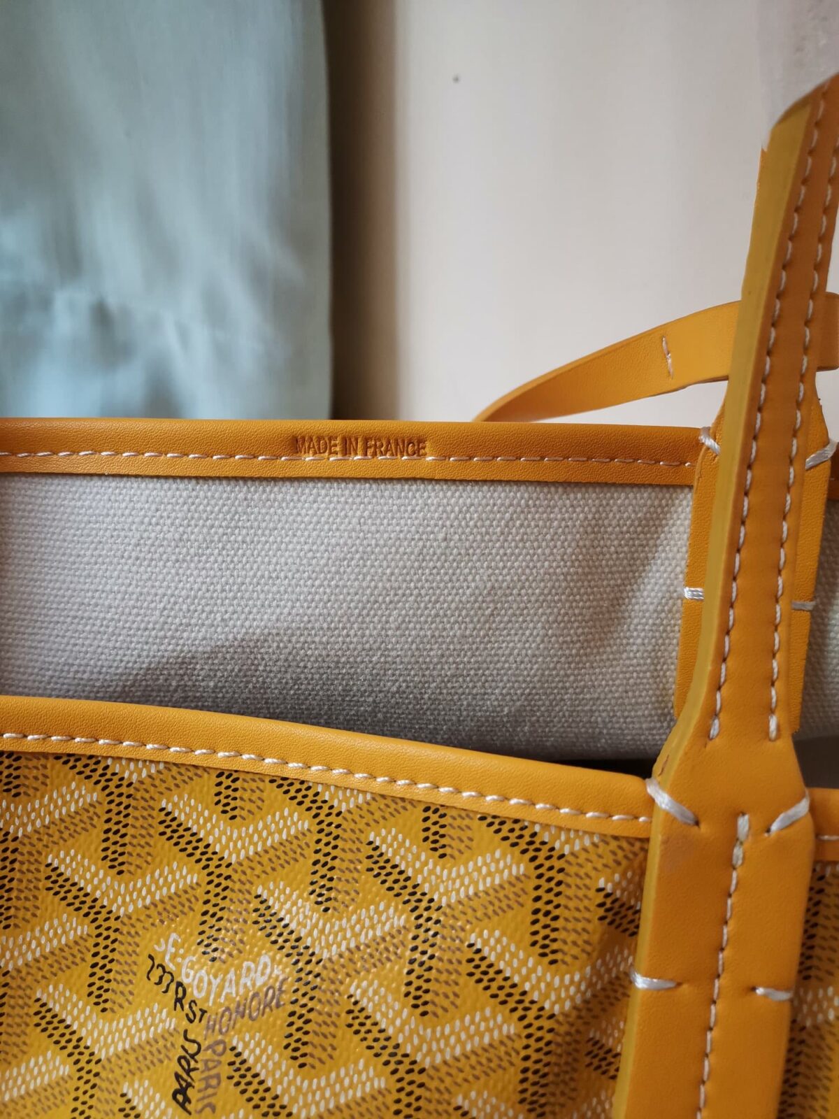 Goyard Anjou Pm Bag Yellow 50Cm Anjouspmlcg08Ty08P - Image 8