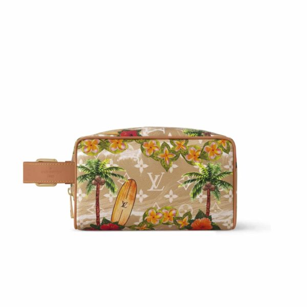 Louis Vuitton Locker Dopp Kit Monogram Surfin Sand 23Cm M24799