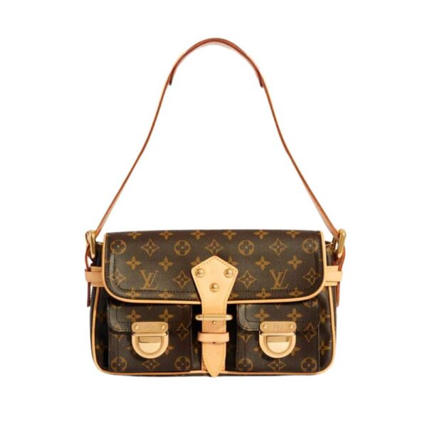Louis Vuitton Hudson Pm Shoulder Bag Monogram Brown 30Cm