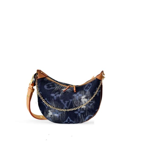 Louis Vuitton Loop Bag Monogram Denim Blue 38Cm