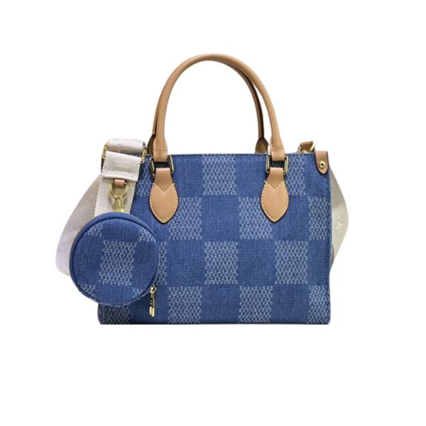 Louis Vuitton Onthego Pm Denim Blue 25Cm