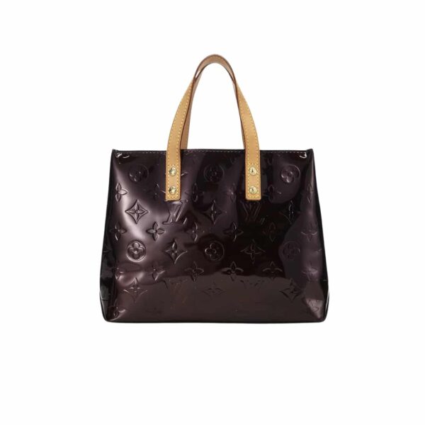 Louis Vuitton Reade Pm Monogram Vernis Black 22Cm
