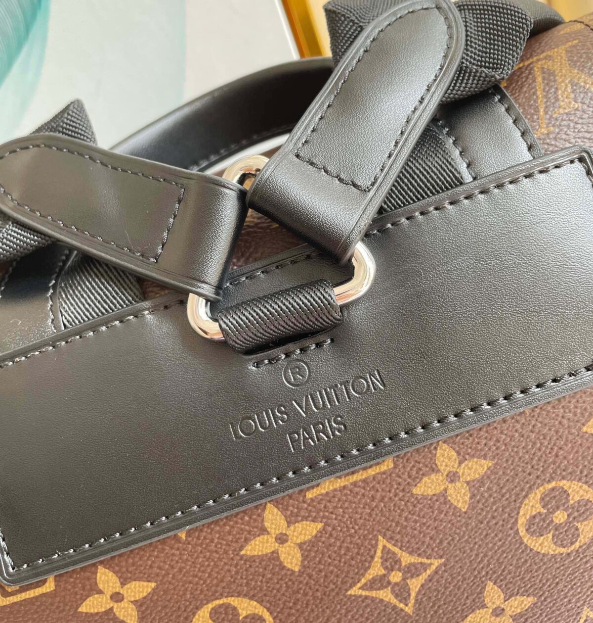 Louis Vuitton Christopher Backpack Monogram Brown Macassar Canvas 45Cm M43735 - Image 7