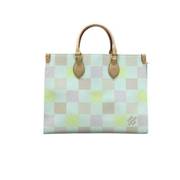 Louis Vuitton Onthego Mm Damier Canvas Peach 33Cm