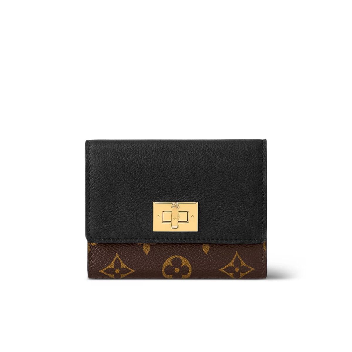 Louis Vuitton Victorine On My Side Wallet Monogram Black 12Cm M82640 - Image 1