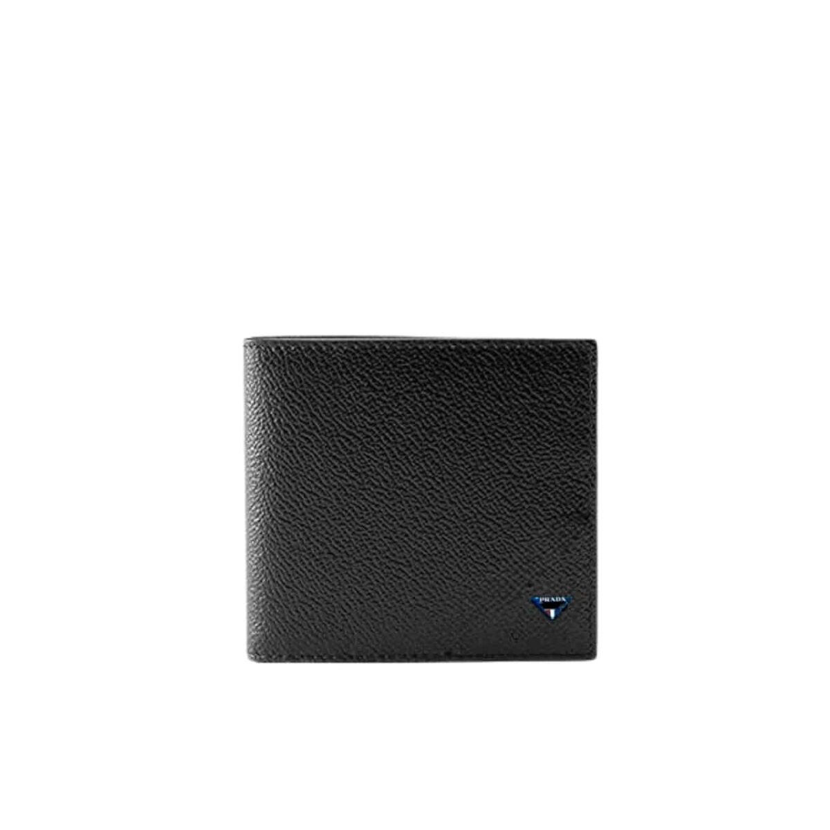 Prada Small Saffiano Leather Wallet With Logo Black 12Cm - Image 1