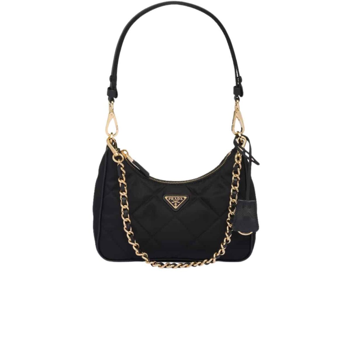 Prada Re Edition 1995 Chaîne Re Nylon Mini Bag Black 22Cm 1Bc204 2Aos F0002 V Qoo - Image 1