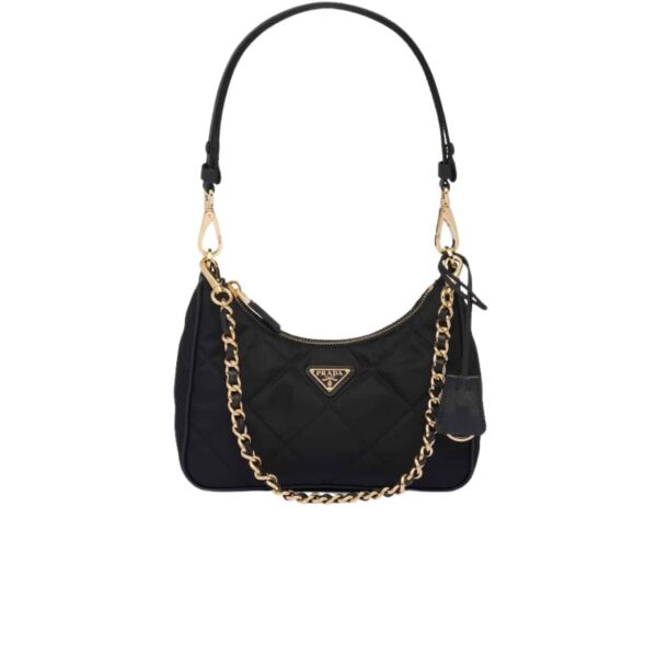 Prada Re Edition 1995 Chaîne Re Nylon Mini Bag Black 22Cm 1Bc204 2Aos F0002 V Qoo