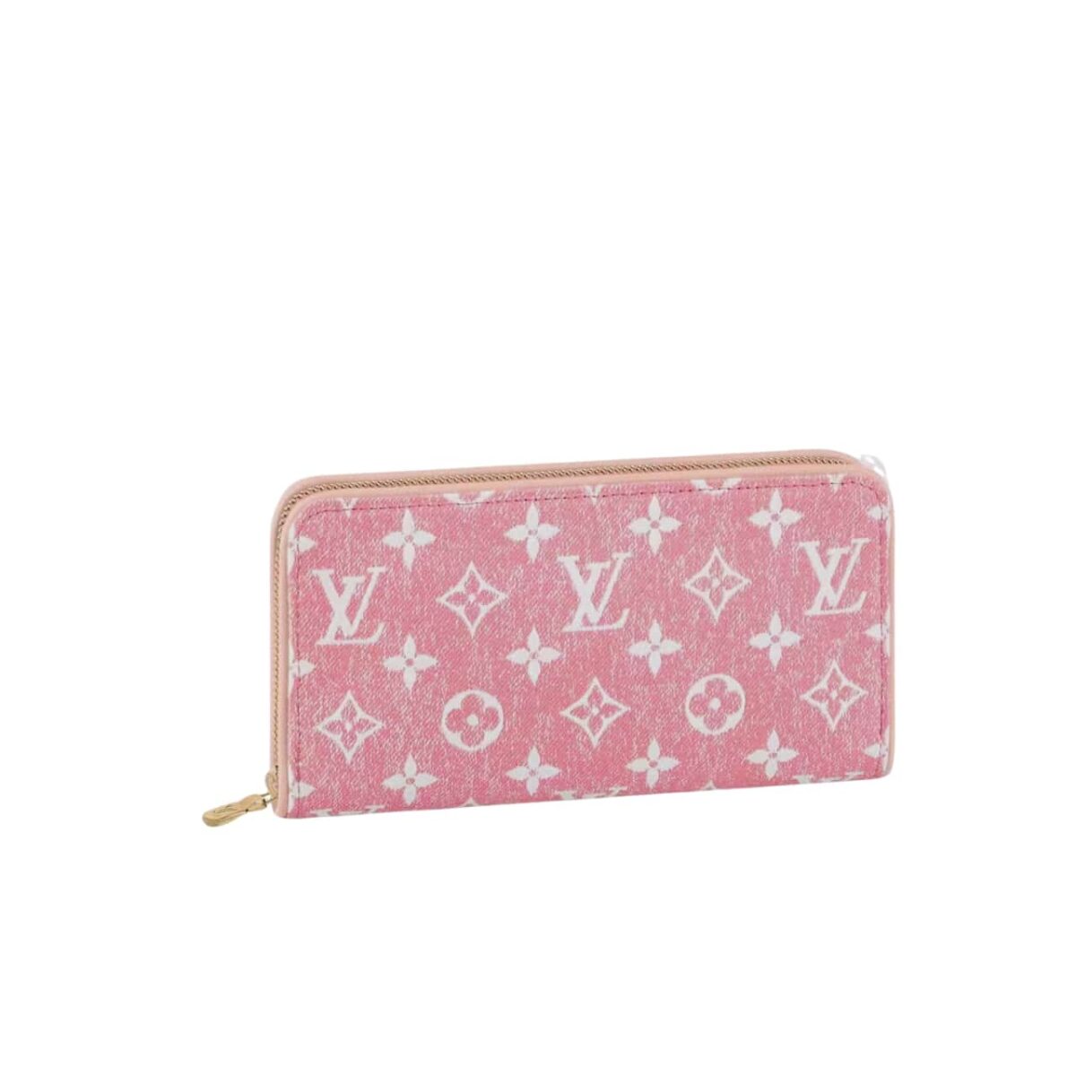 Louis Vuitton Monogram Jacquard Denim Zippy Wallet Pink 20Cm M81182 - Image 1