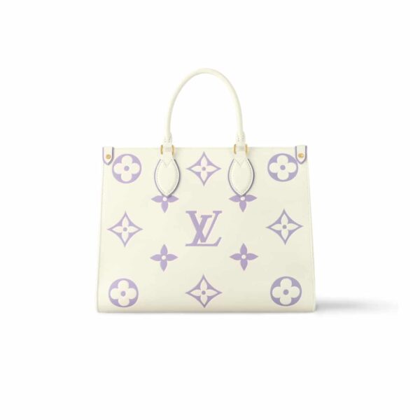 Louis Vuitton Onthego Mm Bag Latte And Bubble Tea 34Cm M23937