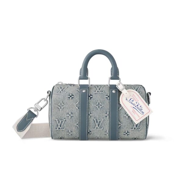 Louis Vuitton Keepall Bandoulière 25 Monogram Washed Denim Canvas 24Cm M22762