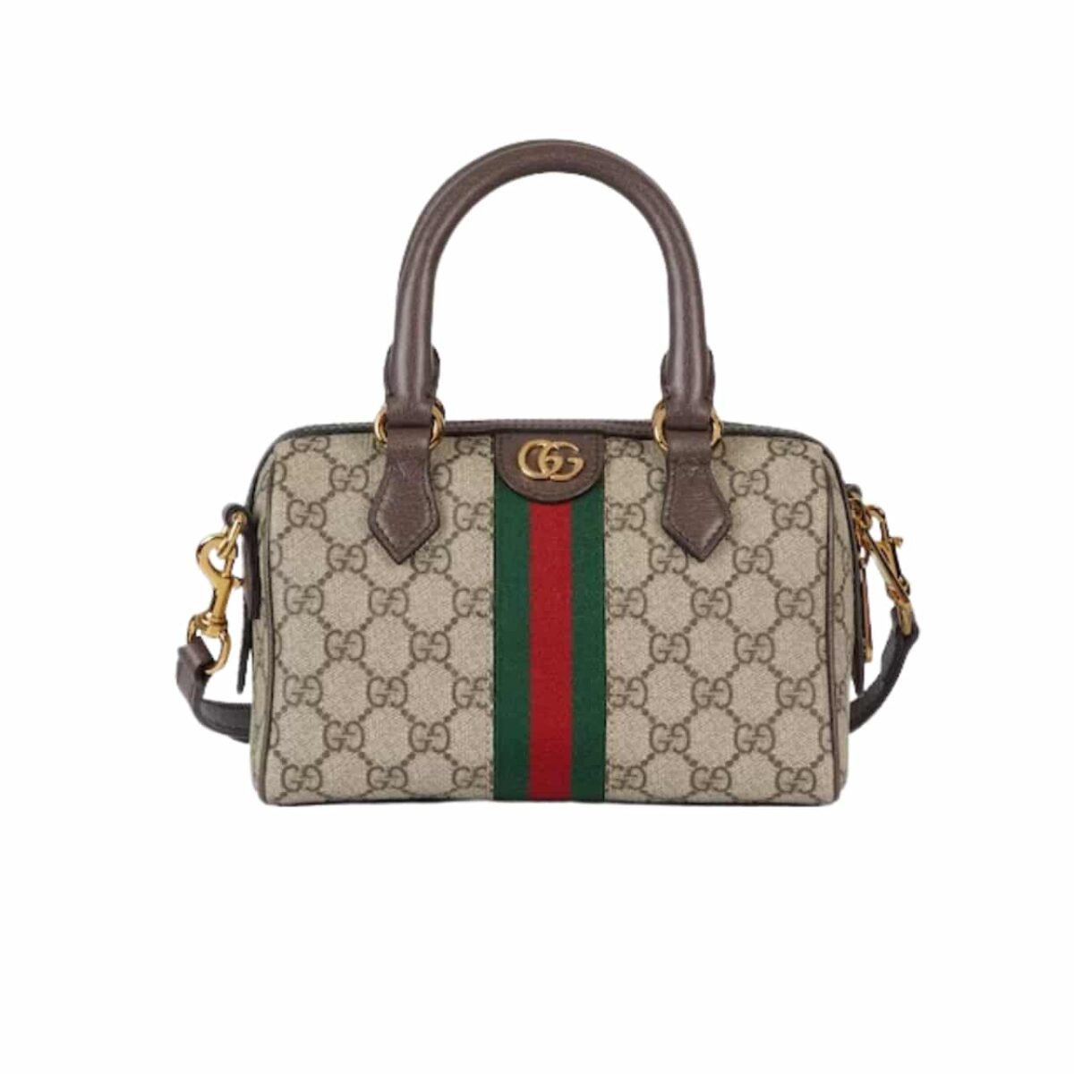 Gucci Ophidia Gg Mini Top Handle Bag Brown 22Cm 772053 96Iwg 8745 - Image 1
