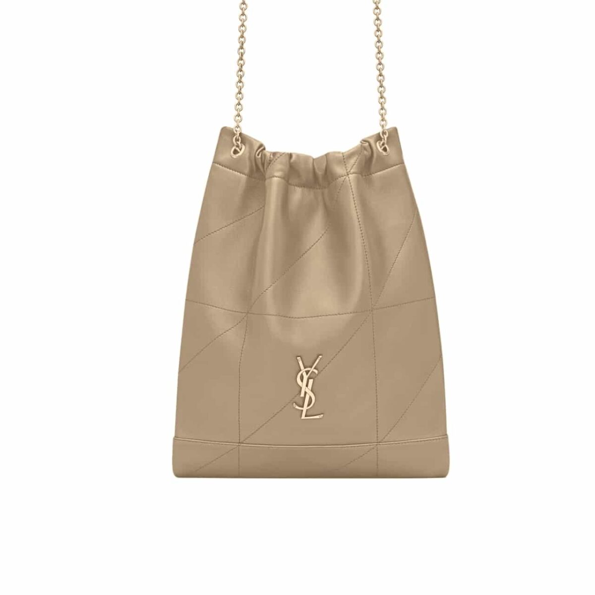 Saint Laurent Jamie 4.3 Pochon In Lambskin Light Musk 31Cm - Image 1